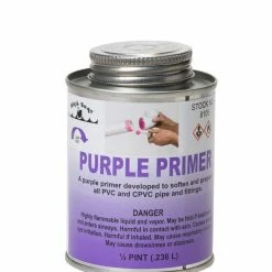 Black Swan 1/2 pt Purple Primer - 08105 - Plumber's Tools