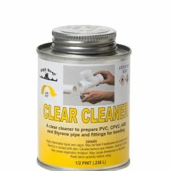 Black Swan 1/2 pt Clear Cleaner - 08235 - Plumber's Tools