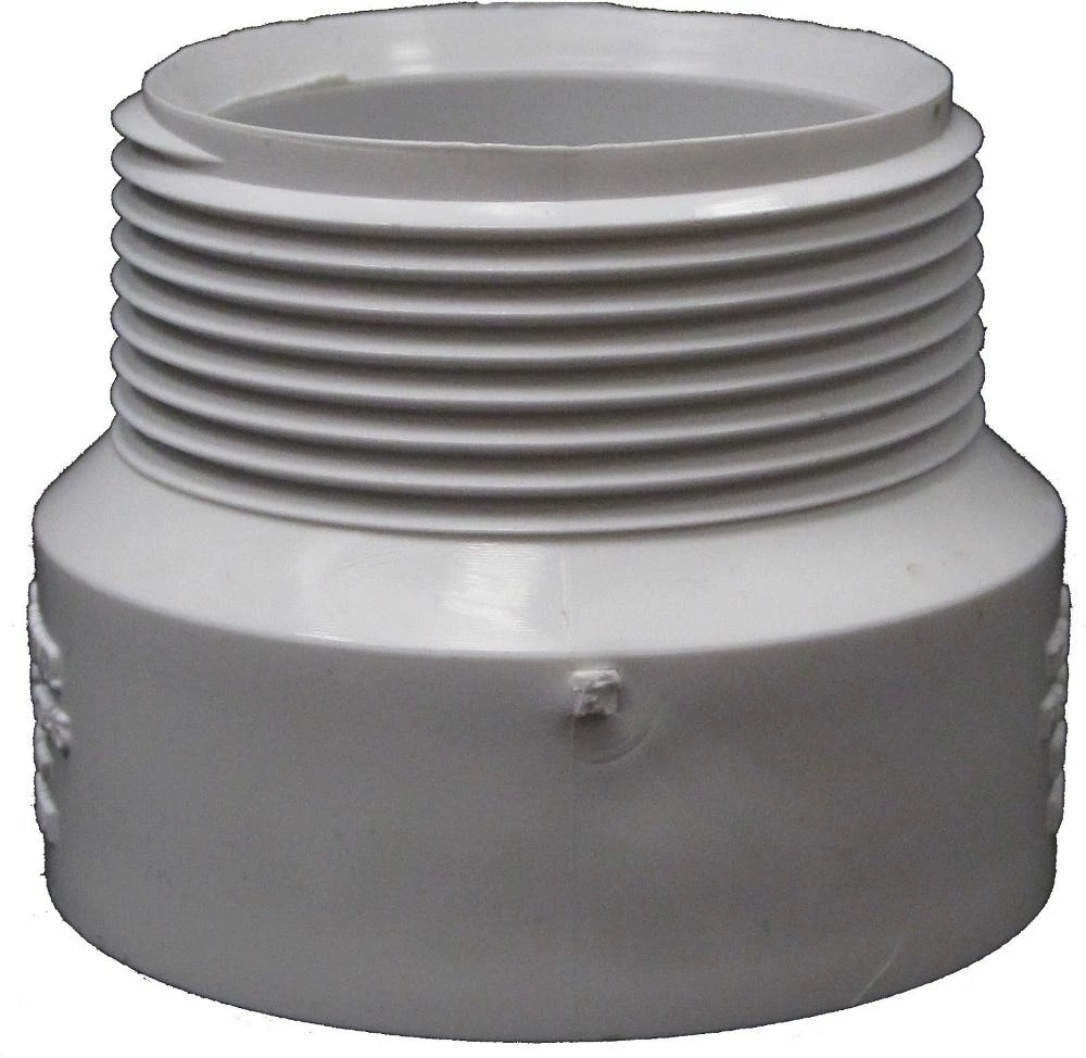 Lasco Fittings 3 Inch PVC Male Adapter DWV FPV MA-3 - D109030BC - PVC Fittings 4 Lasco Fittings 3 Inch PVC Male Adapter DWV FPV MA-3 - D109030BC - PVC Fittings - Image 2