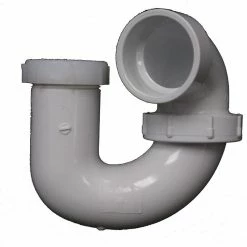 Lasco Fittings 1-1/2 Inch L.A. Pattern P-Trap DWV FPV PTLA-112 - D711015BC - PVC Fittings