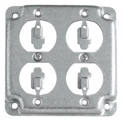 Carlon Steel City Metal Box Cover RS 8 pack - PVC Fittings