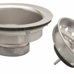 Plumb Pak Stainless Steel Strainer with Fixed Post Basket - PP8PC - General Plumbing Hardware