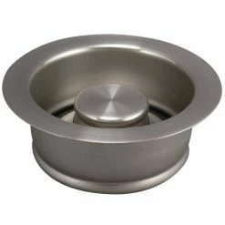 Plumb Pak Disposal Flange & Stopper PP5417DSBN - Bathroom Accessories