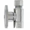 Plumb Pak Quarter Turn Straight Valve 3/8 Inch FIP x 3/8 Inch OD - PP52PCLF - General Plumbing Hardware