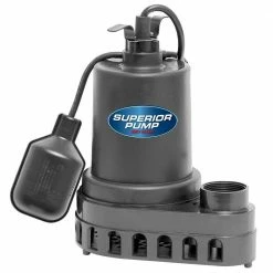 Superior Pump 1/2 HP Thermoplastic Submersible Utility Pump - 91570 - Pumps & Wells -Plumbing Sales 2022 1efc7b17a0f2fec70184865186c96889c34328a2 superior pump submersible sump 92570 1 1