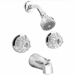 Essentials Shower & Tub Faucet- Dual Handles-EBA58WCP - Bathroom Accessories -Plumbing Sales 2022 2347526b2ffaafe32ac43ac787c83c13c8a4b7f7 2516433 2516433 image 2516433