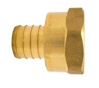Apollo 3/4 Inch Brass PEX Barb x 3/4 Inch Female Pipe Thread Adapter - APXFA3434 - Bathroom
