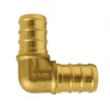 Apollo 1/2 Inch Brass PEX Barb 90-Degree Elbow 10 Pack - APXE121210PK - Bathroom