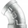 LDR Galvanized 45 Degree Elbow 1/2" 311 E45-12 - Malleable Fittings
