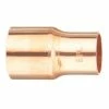 Elkhart Products Elkhart 3/4 Inch x 1/2 Inch Cup x Cup Copper WROT Reducer Coupling with Stop Lead Free - 10130716 - General Plumbing Hardware