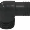 Lasco Fittings 1-1/2 Inch Male 90 Degree Elbow - Plastic FIN ME90-112 - 1407015RMC - PVC Fittings