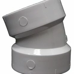 Lasco Fittings 1-1/2 Inch PVC 22-1/2 Degree Elbow DWV FPV E22-112 - D324015BC - PVC Fittings