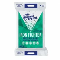 Diamond Crystal Iron Fighter Salt Pellets for Water Softeners, 40 lb. - 100012408