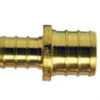 Apollo 3/4 Inch x 1/2 Inch Brass PEX Barb Reducing Coupling - APXC1234 - Bathroom