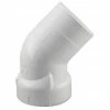 Lasco Fittings 1 1/2 DWV 45 Street Elbow HXSP - PVC Fittings