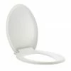 AquaPlumb Elongated Slow Close Toilet Seat, White CSC380W - Toilets & Toilet Seats