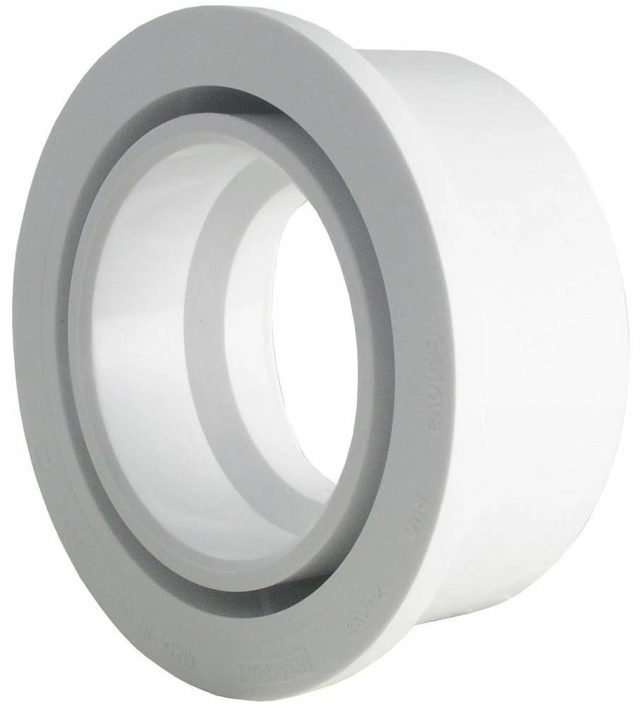 Lasco Fittings 3 Inch x 2 Inch PVC Bushing DWV FPV B-32 - D107338BC - PVC Fittings 3 Lasco Fittings 3 Inch x 2 Inch PVC Bushing DWV FPV B-32 - D107338BC - PVC Fittings