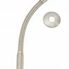 Stylewise by Keeney Flexible Shower Arm- Brushed Nickel -K780BN - Bathroom Accessories