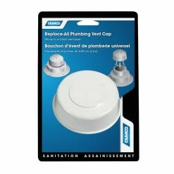 Camco Replace-All Plumbing Vent Cap Only White - 40034 - General Plumbing Hardware
