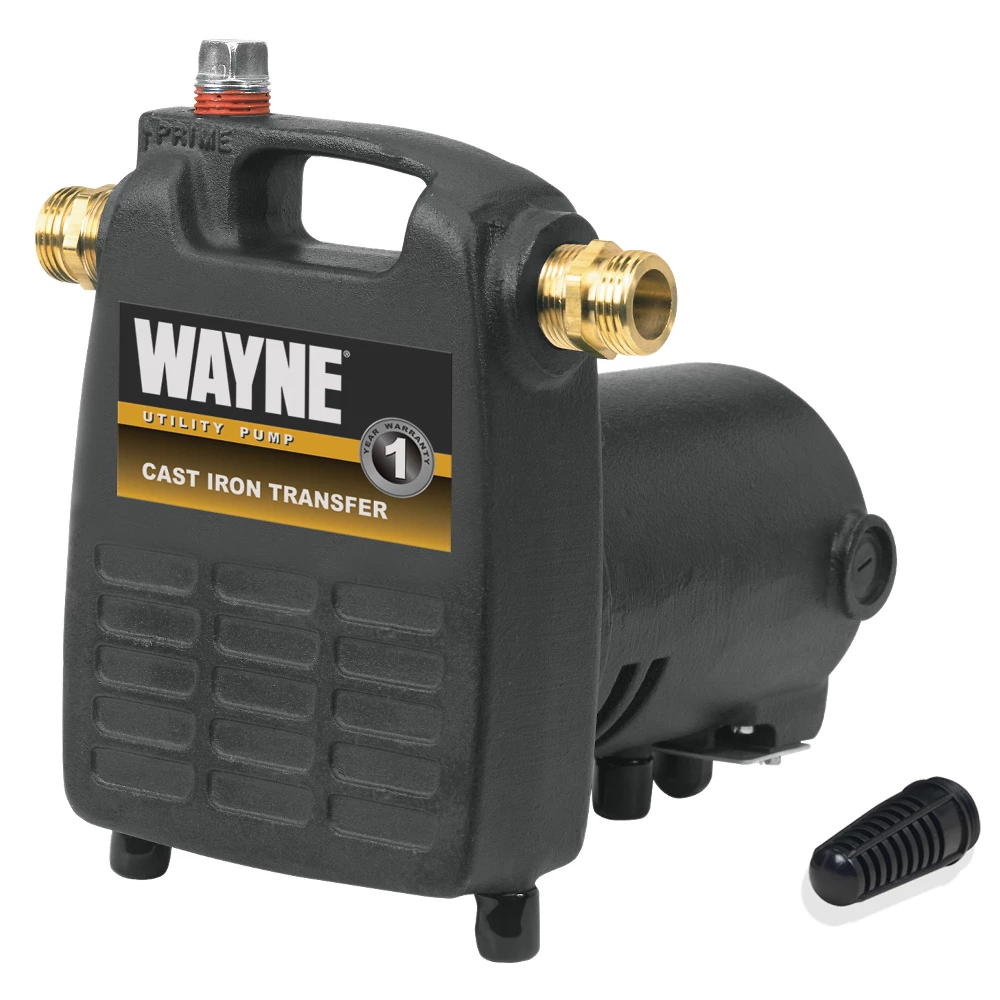 Wayne 1/2 HP Cast Iron Portable Transfer Pump PC4 - Pumps & Wells - Image 2