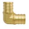 Apollo 3/4 Inch Brass PEX Barb 90-Degree Elbow - APXE3434 - Bathroom