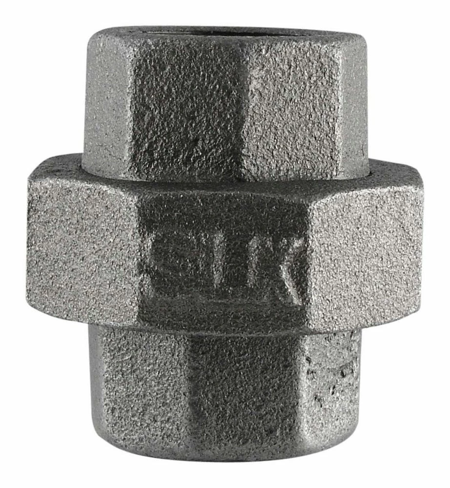 LDR Black Union 3/8" 310 U-38 - Malleable Fittings 4 LDR Black Union 3/8" 310 U-38 - Malleable Fittings - Image 2