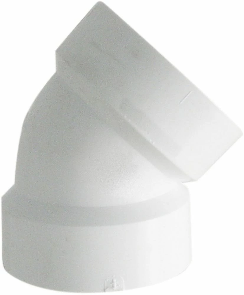 Lasco Fittings 2 Inch PVC 45 Degree Elbow DWV FPV E45-2 - D319020BC - PVC Fittings 4 Lasco Fittings 2 Inch PVC 45 Degree Elbow DWV FPV E45-2 - D319020BC - PVC Fittings - Image 2