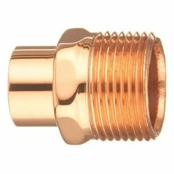 Elkhart Products Elkhart 1/2 Inch Fitting x Male Pipe Thread Copper WROT Male Adapter Lead Free - 10130436 - General Plumbing Hardware