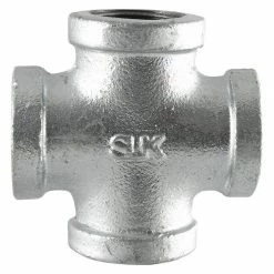 LDR Galvanized Cross 1/2" 311 CR-12 - Malleable Fittings -Plumbing Sales 2022 5e26d4b2a872fed5e94557db885477466dc9b5ba 001882421 1 1