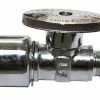 Plumb Pak Quarter Turn Straight Valve 1/2 Inch x 3/8 Inch OD - PP2068POLF - General Plumbing Hardware