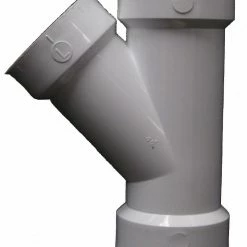 Lasco Fittings 1-1/2 Inch PVC 45 Degree Wye DWV FPV Y-112 - D600015BC - PVC Fittings