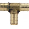 Apollo 1/2 Inch Brass PEX Barb Tee 10 Pack - APXT1210PK - Bathroom
