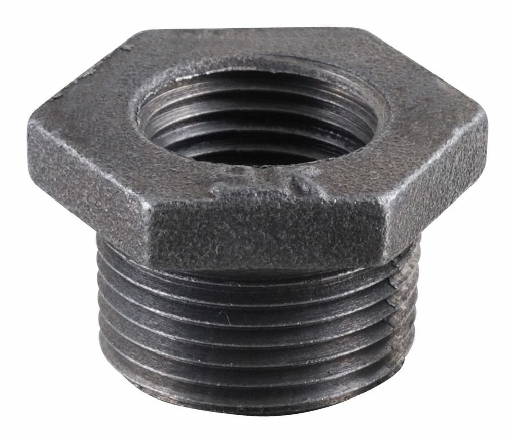 LDR Black Hex Bushing 1" x 3/4" 310 B-134 - Malleable Fittings 4 LDR Black Hex Bushing 1" x 3/4" 310 B-134 - Malleable Fittings - Image 2
