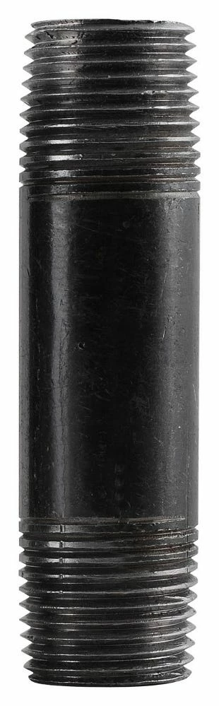 LDR Black Pipe Nipple 1/2" x 10" 302 12X10 - Malleable Fittings 4 LDR Black Pipe Nipple 1/2" x 10" 302 12X10 - Malleable Fittings - Image 2