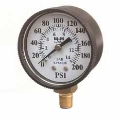 Parts20 200 PSI Pressure Gauge 1/8 Inch NPT Fitting - MGA1-01-P2 - Well Supplies