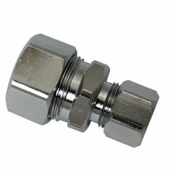 Plumb Pak Straight Connector- 1/2 Inch NOM Copper x 3/8 Inch OD - PP80PCLF - General Plumbing Hardware