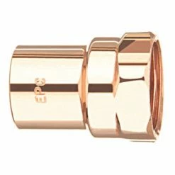 Elkhart Products Elkhart 1/2 Inch Cup x Female Pipe Thread Copper WROT Female Adapter Lead Free - 10130130 - General Plumbing Hardware