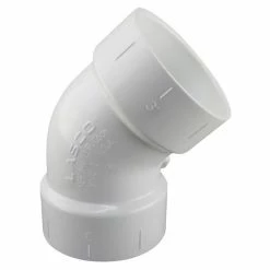 Lasco Fittings 3 DWV 45 Elbow DWV - PVC Fittings