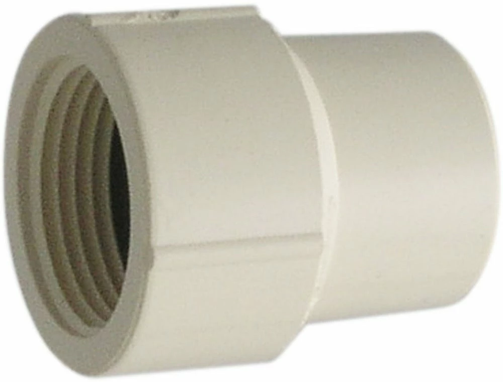 Lasco Fittings 3/4 Inch CPVC Female Adapter FCP FA-34 - 4135007GRMC - PVC Fittings 3 Lasco Fittings 3/4 Inch CPVC Female Adapter FCP FA-34 - 4135007GRMC - PVC Fittings