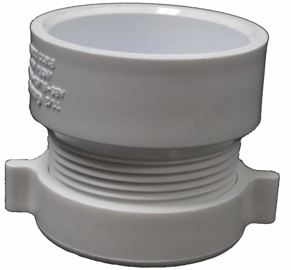 Lasco Fittings 1-1/2 Inch x 1-1/4 Inch PVC Female Trap Adapter DWV FPV FootA-112114 - D104212BC - PVC Fittings 3 Lasco Fittings 1-1/2 Inch x 1-1/4 Inch PVC Female Trap Adapter DWV FPV FootA-112114 - D104212BC - PVC Fittings