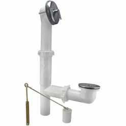 Keeney Trip Lever Plastic Bath Drain - 64W - General Plumbing Hardware