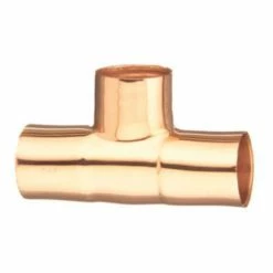 Elkhart Products Elkhart 3/4 Inch Cup x Cup x Cup - Copper WROT Tee - Lead Free - 10132768 - General Plumbing Hardware