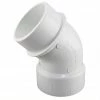 Lasco Fittings 3 DWV 45 Street Elbow HXSP - PVC Fittings
