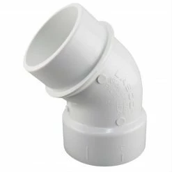 Lasco Fittings 3 DWV 45 Street Elbow HXSP - PVC Fittings