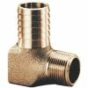 Water Source 3/4" Barbed x 3/4" Male NPT Brass Hydrant Elbow, No Lead - HE7575NL - Brass Fittings -Plumbing Sales 2022 e801e8eb545a9bb8b66912220b5e1674123de077 2320717 2320717 image he7575nl