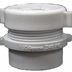 Lasco Fittings 1-1/2 Inch x 1-1/4 Inch PVC Male Trap Adapter DWV FPV MTA-112114 - D103212BC - PVC Fittings