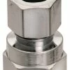 Plumb Pak Straight Connector 3/8 FIP x 3/8 Inch OD - PP71PCLF - General Plumbing Hardware