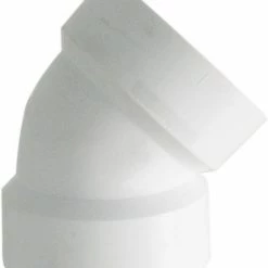 Lasco Fittings 3 Inch PVC 45 Degree Elbow DWV FPV E45-3 - D319030BC - PVC Fittings