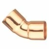 Elkhart Products Elkhart 1/2 Inch Cup x Cup Copper WROT 45 Degree Elbow Lead Free - 10131096 - General Plumbing Hardware