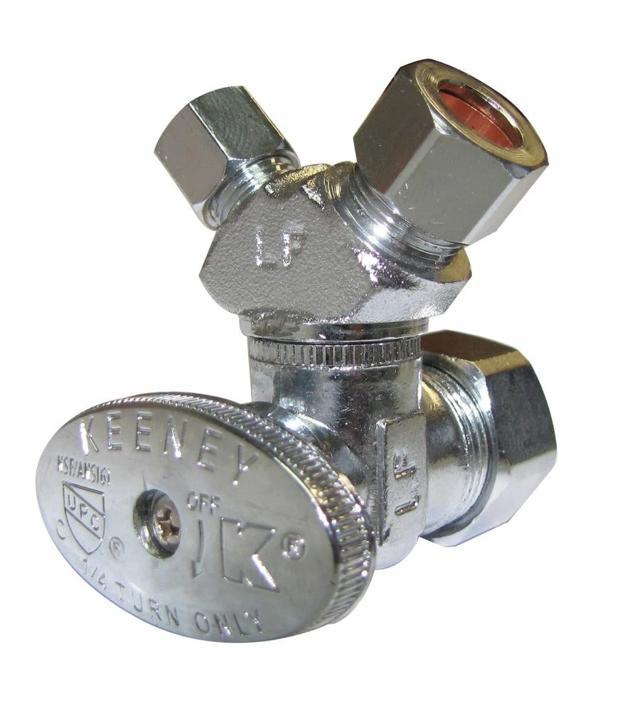 Plumb Pak Quarter Turn 3 Way Valve 5/8 Inch OD - PP2904VLF - General Plumbing Hardware 4 Plumb Pak Quarter Turn 3 Way Valve 5/8 Inch OD - PP2904VLF - General Plumbing Hardware - Image 2